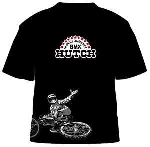 HUTCH HI PERFORMANCE BMX T SHIRT, adult and kids sizes  