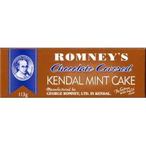 Romneys Chocolate Covered Kendal Mint Cake 3.98 oz / 113g  