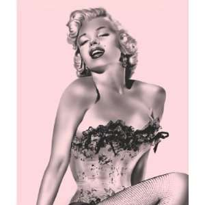  Marilyn Monroe Pink Fishnet Queen Size Mink Luxury Plush 
