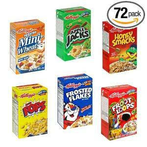 Kelloggs Favorite Assortment Cereal, Individual Serving Boxes (Pack 