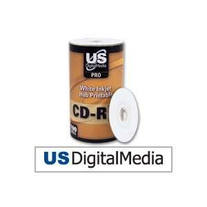  USDM Pro 80mm Mini CDr White Inkjet Hub Printable 24x 