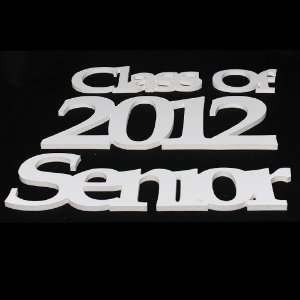  Thin Foam Prop SET   Class Of, 2012, Senior (BA Font 