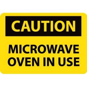  SIGNS MICROWAVE OVEN IN USE
