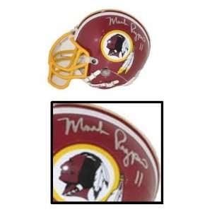 Mark Rypien, Washington Redskins Autographed Riddell Authentic Old 