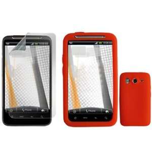   Cover + LCD Screen Protector for HTC Inspire 4G/Desire HD Cell Phones