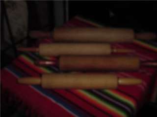 OLD ROLLING PIN COLLECTION ONE OWNER 4 must see  