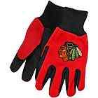 McArthur Chicago Blackhawks Two Tone Utility Gloves   Red/Black