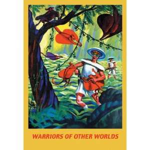  Warriors of Other Worlds 12x18 Giclee on canvas