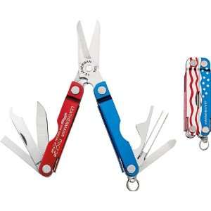  Leatherman Micra Keychain Multi Tool, 2.5 Red, White 