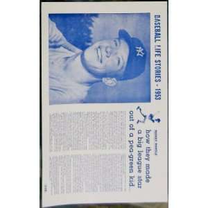  Mickey Mantle Rookie 14 x 22 Vintage Style Poster 