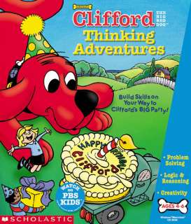 Clifford Thinking Adventures Ages 4 6 (Mac/Win 2000) 078073215492 