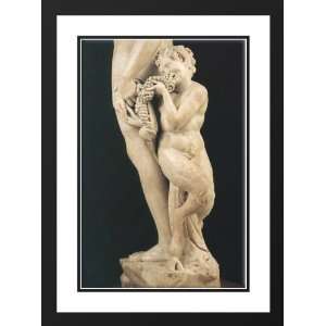  Michelangelo 19x24 Framed and Double Matted Bacchus 