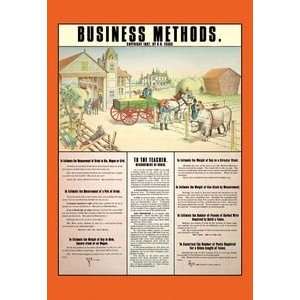  Business Methods #2   12x18 Framed Print in Black Frame 