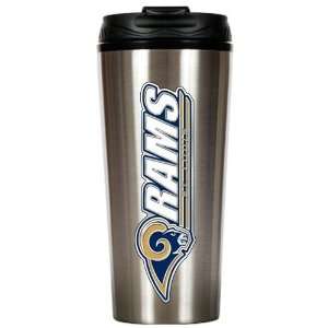    St. Louis Rams 16oz Stainless Steel Travel Tumbler