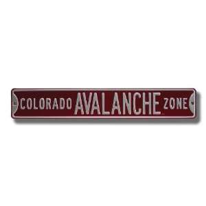 Colorado Avalanche Zone Sign 