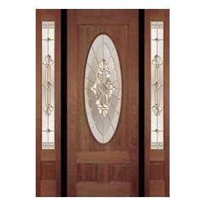  Exterior Door 8 Ft. Marsaille Two Panel Oval with 2 