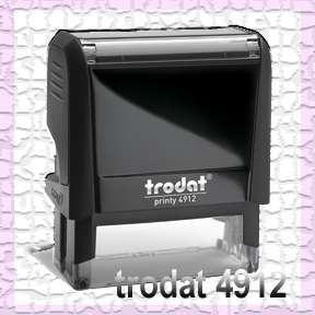 NEW Trodat 4912 / Ideal 80 Self Inking 4 Line Address / Custom Text 