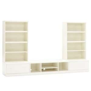  Cameron Extra Wide Media System with Bookcase Hutch