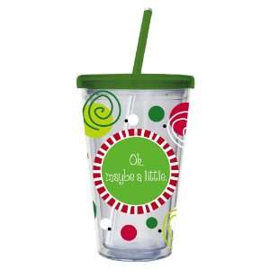 Meaning of Christmas Insulated Cup w/ Straw  Kitchen 