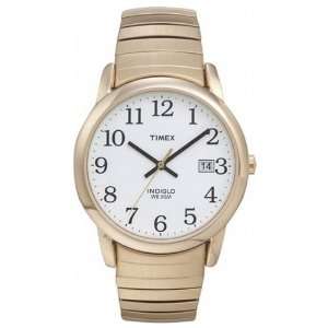   Mens Gold Tone Timex Watch with Indiglo Light