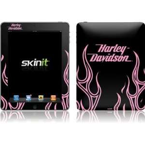  H D In Flames (pink) skin for Apple iPad