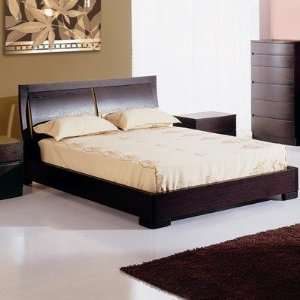  Maya Platform Bed in Espresso Size King