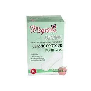  Maxim Hygiene   Organic Cotton Classic Contour Pantiliners 