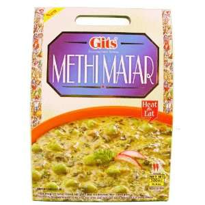 Gits Methi Matar , Heat & Serve, 10.5 oz  Grocery 