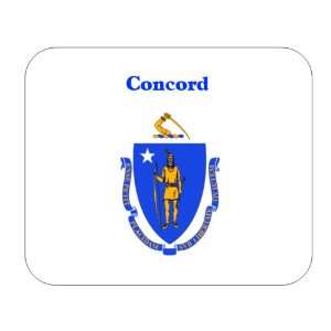   US State Flag   Concord, Massachusetts (MA) Mouse Pad 
