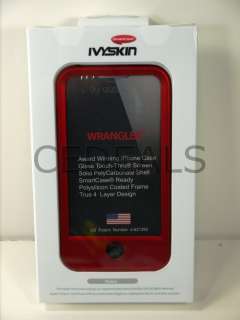 New Ivyskin Wrangler RED Quattro Touch thru Glass Screen Case for 