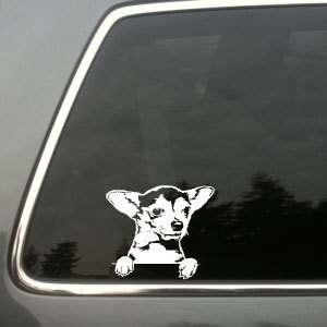 Chihuahua de car window macbook skin vinyl decal  