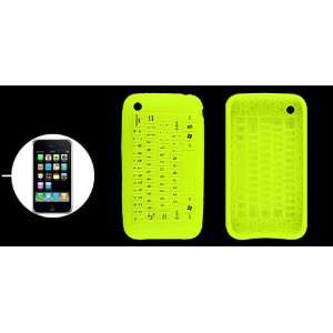   Keyboard Pebble Pattern Soft Plastic Back Case for iPhone 3G 3GS Cell