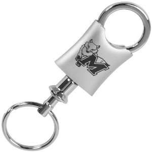   NCAA Marist Red Foxes Brushed Metal Valet Keychain