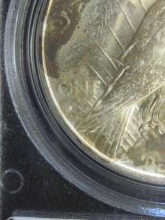 1935 S Silver Peace Dollar PCGS MS65   Reverse Toning/Spots  