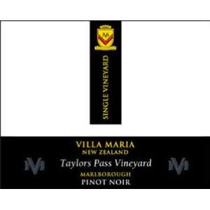  2007 Villa Maria Taylors Pass Pinot Noir 750ml Grocery 