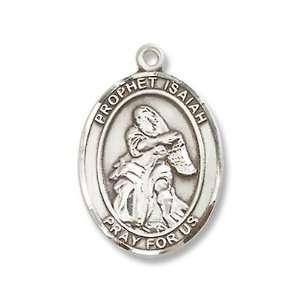  St. Isaiah Sterling Silver Medal with 18 Sterling Chain 