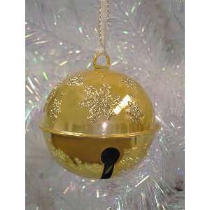   Bell Glitter Snowflake Christmas Ornament #39782