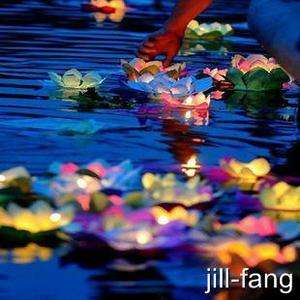 20 Paper Lotus Flower Floating Chinese Lanterns Birthday Wedding 