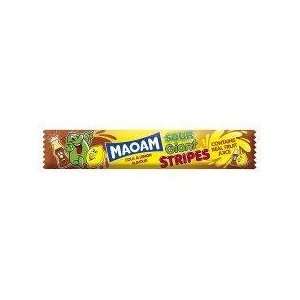 Maoam Sour Giant Stripes 15g   Pack of 6  Grocery 
