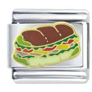  Food Sandwich Sub Italian Charms Bracelet Link Pugster 