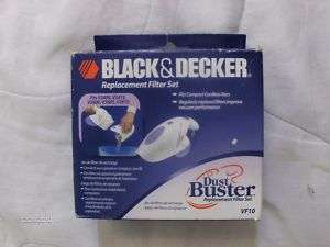 Black & Decker Dust Buster VF10 replacement filter set  