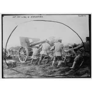  Japanese artillery in manoeuvres