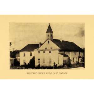  Church Manitowoc Co. WI   Original Halftone Print