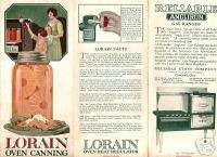 Lorain Oven Heat Regulator Canning Reliable Stove Co  