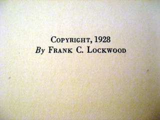 1928 FRANK LOCKWOOD ARIZONA CHARACTERS PHOTOS DRAWINGS  