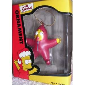  Simpsons Maggie Simpson in Red Suit Christmas Ornament 