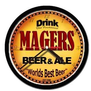  MAGERS beer and ale cerveza wall clock 