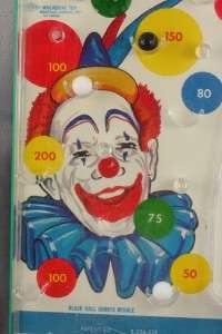 WOLVERINE Toy Tin Litho Jocko Clown Pinball Arcade Game  
