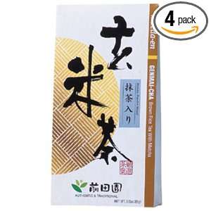 Maeda Tea Genami Cha with Matcha, 3 Ounce (Pack of 4)  