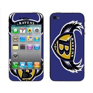  Baltimore Ravens Skin Protector for iPhone 4S Cell Phones 